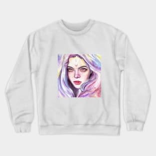 Sweet moon girl Crewneck Sweatshirt